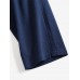 Leisure Solid Drawstring Pocket Cotton Casual Pants